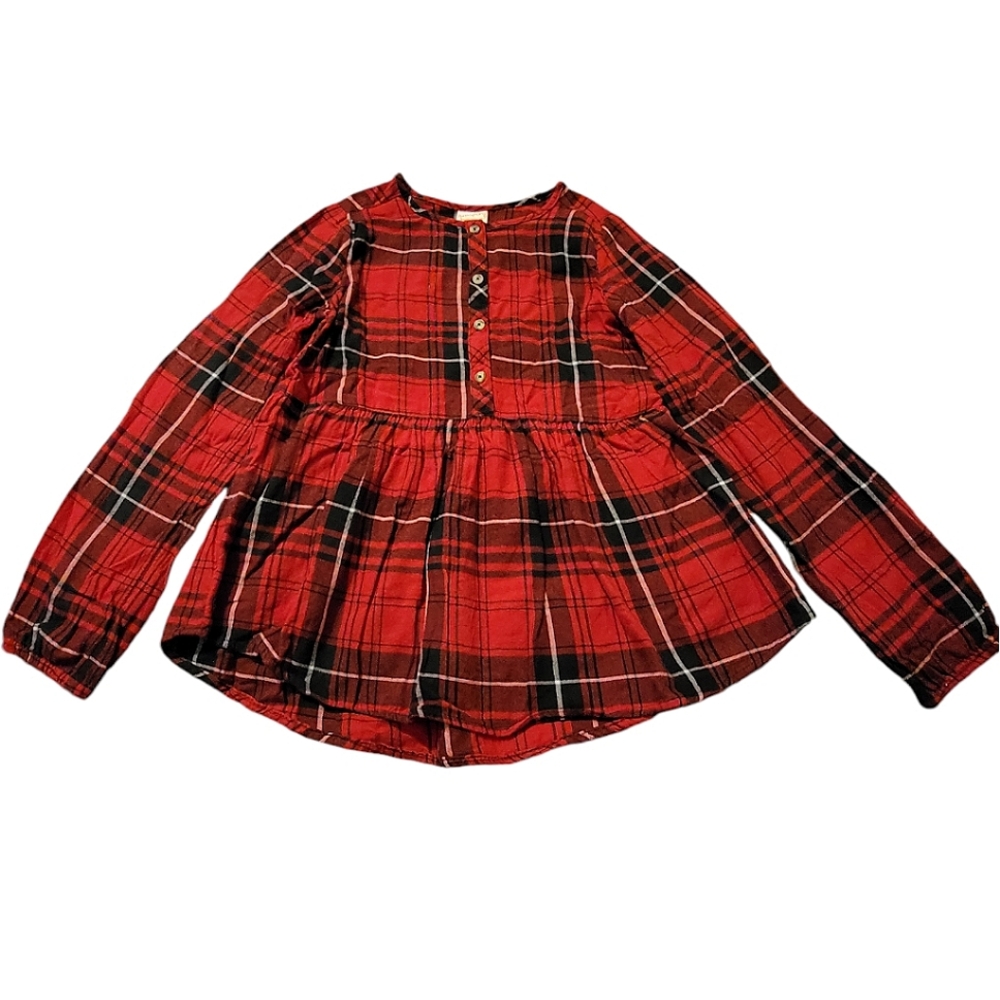 Jumping Beans Girls Flannel Top